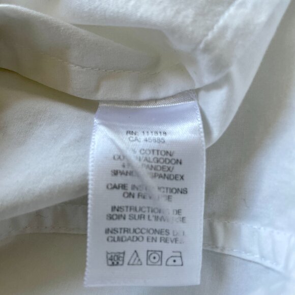 💜 Bundle Sale 3/$10 Michael Kors White Button down shirt, Size 8 - Picture 5 of 9